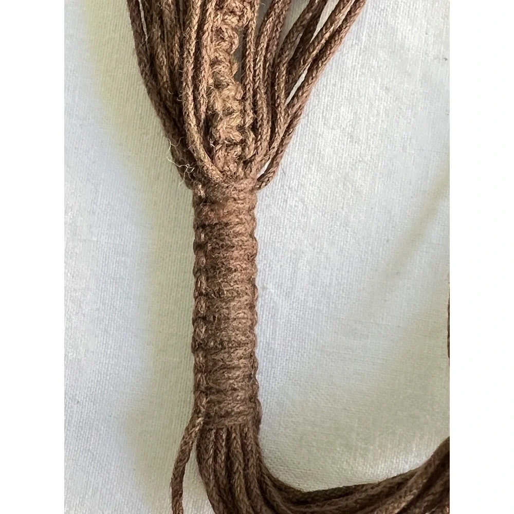 Unbranded vintage macrame